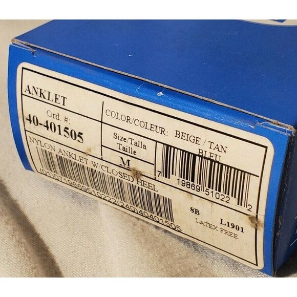 FLA Ankle Brace Nylon Latex Free Arthritis Care Joint Closed Heel Size M Beige - Picture 5 of 5